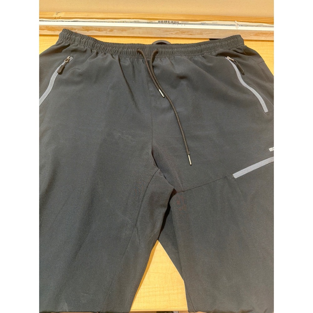 Mocoly Mens Hiking Pants Black XXL Quick Dry Lightweight Zipper Pockets Athletic